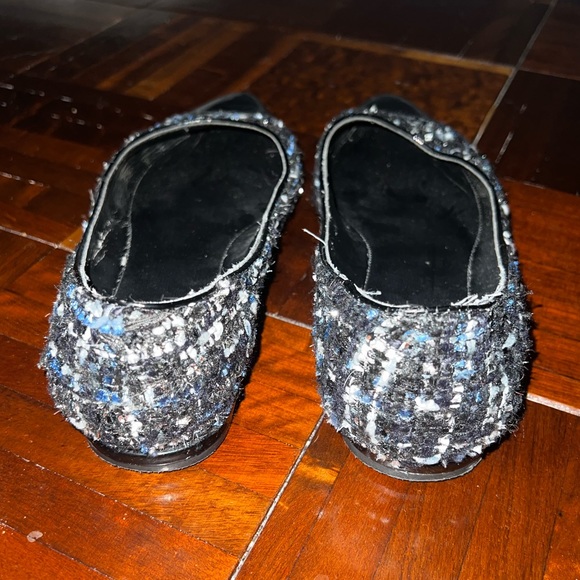 LAST CALL 3/$10 Nine West Sabineo Flats Black & Blue Size 7 FINAL PRICE - Picture 8 of 10